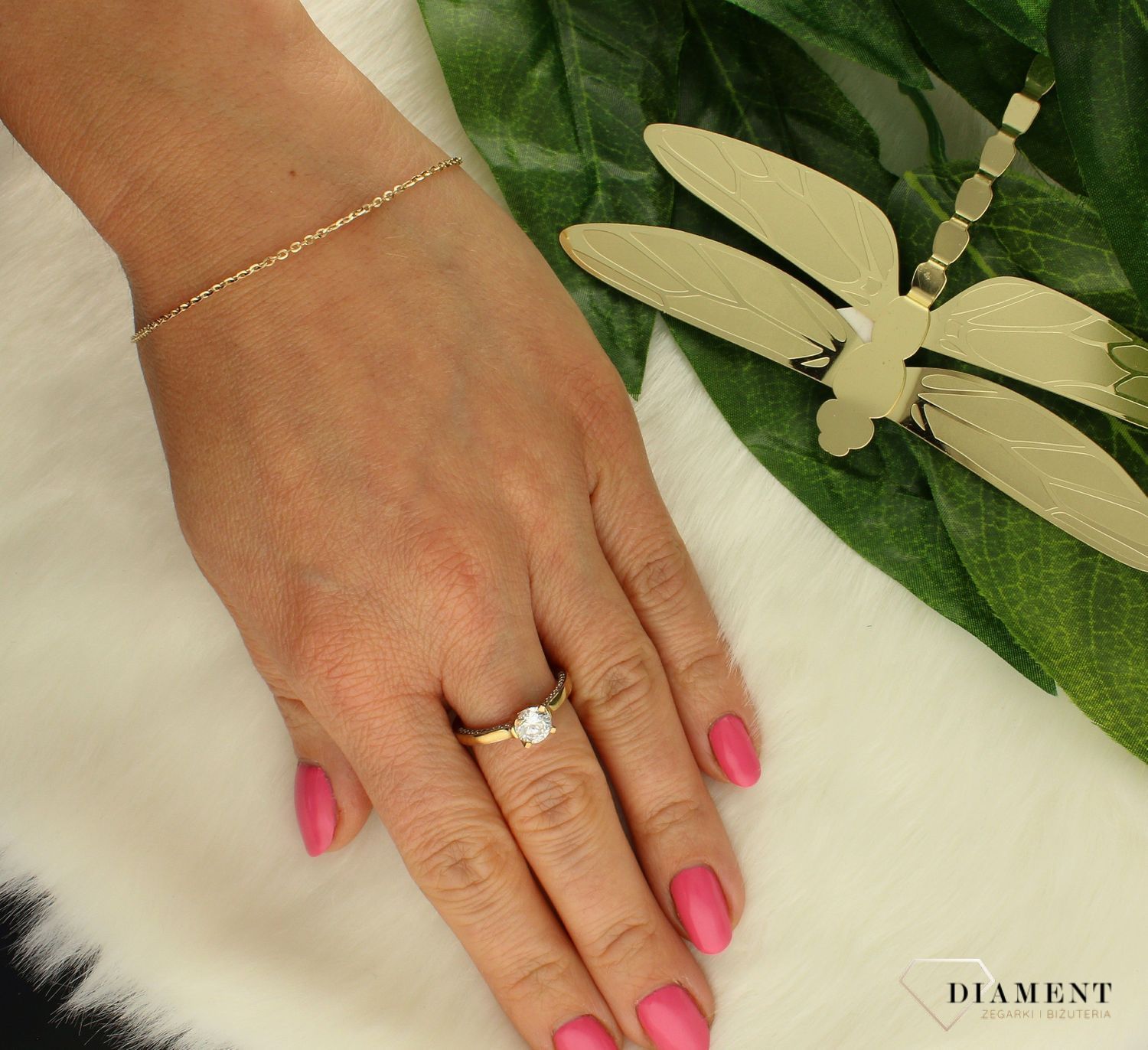 Złota bransoletka damska 585 klasyczna splot ankier DIA-BRA-8097-585 035 1,7mm. Bransoletka w takiej formie to ciekawy model bransoletki, który z pewnością zachwyci kobiety eleganckie, pełne klasy. Złota bransoleta o tradycy.jpg